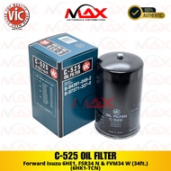 C-525 Vic Oil Filter For Forward Isuzu 6HE1, FSR34 N & FVM34 W (34ft.) (6HK1-TCN)