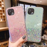 Xiaomi Mi 11 Lite 11Lite 5G NE 11 Pro 11 Ultra 11Lite Mi11Lite Phone Case Soft Silicone Foil Bling Glitter Transparent Clear Shockproof Casing TPU Pink Protection Girl Back Cases Cover For Xiomi Mi11 Lite