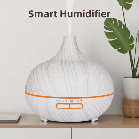 Remote Control Humidifier Essential Oil Diffuser With 7 Color LED Humidificador 300ml 500ml Ultrason
