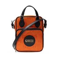Tas Pria Gucci Off The Grid GG Shoulder Bag Orange Original