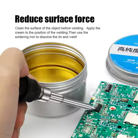 KELLYSHUN Lead-Free Solder Flux Paste Mild Rosin Environmental Welding Paste Grease for SMD PGA PCB