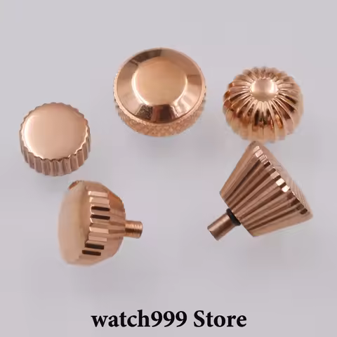 watch crown Copper color stainless steel fit ETA 6497 6498 Sea gull ST36 movements