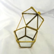 Glass Box for Ringbox Terrarium / Mini Ring Box 5 Sides Size 9x9x10 cm