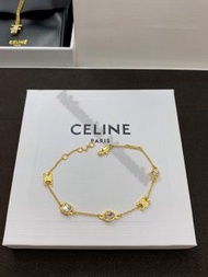 全新✅帶盒 hkluxehk 🎁Celine 手鍊 Necklace 禮物 全套禮盒包裝
