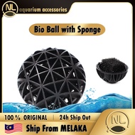 Fish Tank Aquarium Biological Bio Ball Aquariums Filter 16 / 26 / 36mm Bio sphere with sponge 生化球
