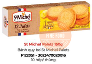 Bánh quy bơ St Michel Grande Galette vị muối Caramel sô-cô-la Palets 150g