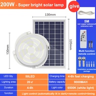 Solar Light Indoor Lamp 1600W LED Solar Light Ceiling Bedroom Lamp lampu solar lampu dalaman solar L