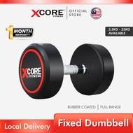 Rubberized Fixed Dumbbell Gym Dumbbell (2.5kg - 25kg)