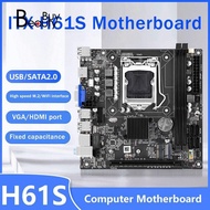 H61S Computer Motherboard Support DDR3 Memory LGA 1155 CPU Office Home Desktop Motherboard