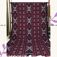 Kain batik tenun ikat blanket tenun warna Marron Kain Tenun motif silang kaen tenun jepara khas lomb