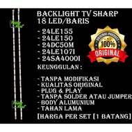 Sharp TV Backlight 24 Inch Type LC 24LE155 M 18 Led 3 Volt