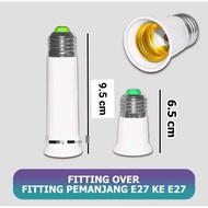 LONG DOWNLIGHT CONNECTION FITTINGS EXTENSION Connecting Fittings 95mm 65mm / 6,5cm 9,5cm E27 To E27