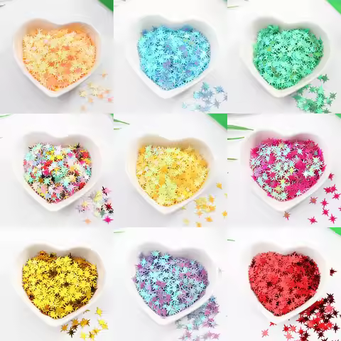 9mm Star PVC Bulk Sequins Makeup Flash Clothing Clothing Accessories Accessories Party Throwing Sequ