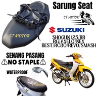 SUZUKI RG SHOGUN1225 RR AXELO seat cover Seat Sarung Getah Motor Kusyen Belt Motorcycle ** TAK PAYAH