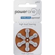 Powerone Hearing Aid Batteries, Size 312 (60 Total Batteries)