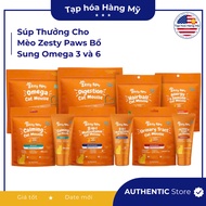 [American products] Zesty Paws Cat Reward Soup Supplementing Omega 3 and 6 (with EPA and ARA), Omega