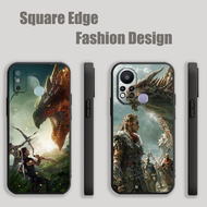 Casing For  Samsung A03S A73 A23 S21 S22 Ultra A72 A25 A05 A05s A55 S23 FE A35 monster hunter outlan