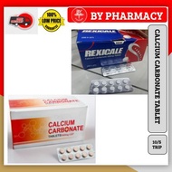 CALCIUM CARBONATE 500MG TABLET 10'S/STRIP (MPI / REXICAL)