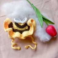 Crochet Bucket Hat Cat/Knitting Hat For Cute Cat Aesthetic