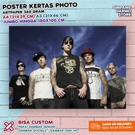 Poster Avenged Sevenfold / A7X Terbaru Tersedia Berbagai Ukuran A4 A3 Besar Kecil Hires Bisa Custom 