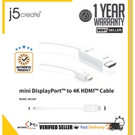 j5create JDC159 Kabel Mini DisplayPort to 4K HDMI / Penugar Mini DisplayPort to HDMI / Mini DisplayP