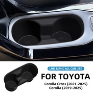 For Toyota Corolla 2019-2025 Corolla Cross 2021-2025 Center Cup Holder Silicone Non-Slip Center Cont