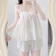 Sexy women's 2-piece pajamas set, women's 2-piece pajamas set, fresize Latin fabric women's pajamas 