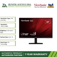 Viewsonic VA2408-H 24" IPS 75Hz FHD VGA/HDMI Monitor |Monitor For Pc |Monitor |Pc Monitor