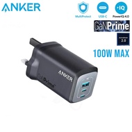 Anker Prime A2343 100W USB C Charger, Anker GaN Wall Charger, 3-Port Compact Fast PPS Charger