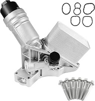 11428583895 Aluminum Oil Cooler Filter Housing Assembly kit fit for BMW X3 X4 340i GT xDrive F22 440