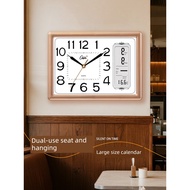 jam dinding jam dinding aesthetic Jam tangan Compas, ruang tamu, bilik tidur, kalendar abadi, kalend