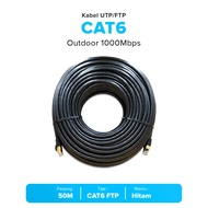 CAT6 CAT 6 Outdoor UTP 1000Mbps Ethernet Cable LAN FTP Cable - 50M