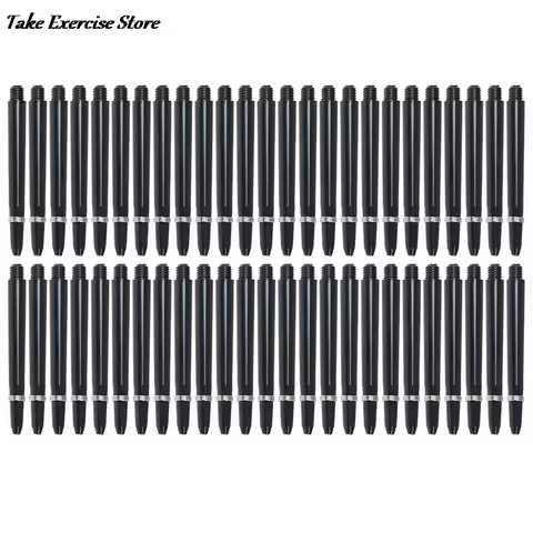 50Pcs/lot 48mm Nylon Dart Shafts 2BA Screw Thread Plastic Darts Rod Stems Darts Accessories For 2BA 