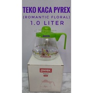 Pyrex Romantic Floral Glass Tea Pot
