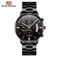 10.10 Promo Bayar ditempat Jam Tangan Pria VAVA VOOM 214 Baja Tanggal Millenial Watch
