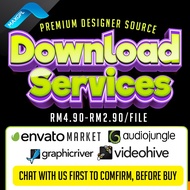 Download Services for Envato Market, Graphic River or Video Hive