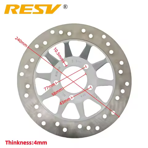 RESV 240mm For HONDA XR125L XR 125L NXR150 NXR 150 125cc 150cc 45351KRE920 Front Disc Brake Rotor 45