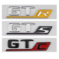 Long R S C Badge Emblem for Mercedes Benz AMG GT GT43 GT50 GTR GTS GTC C63S E63S GLC63S GLE63S Emble