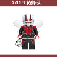 Superhero DC Building Blocks Assembly Toy Iron Man Flash Bee Spider-Man X0134 Plastic Model Toys for