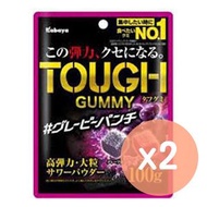 Kabaya - Tough Gummy 提子味軟糖 100g x2包 (4901550271000_2)