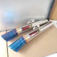 Exhaust daeng sai4 canister 51mm inlet silincer only exhaust daeng conical