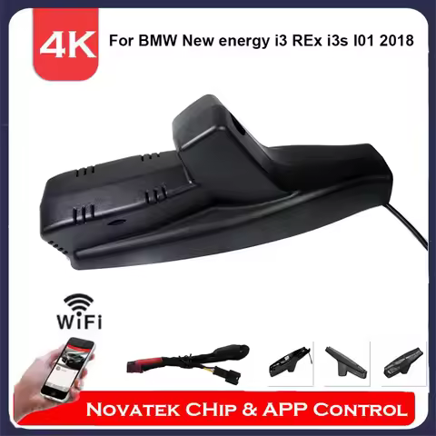 4K Front And Rear Camera Wifi DVR Dash Cam For BMW New energy I3 i3s REx 2018 2019-2021,For bmw i3 2