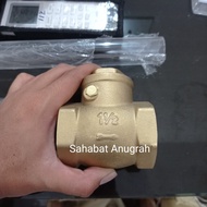 1 1/2" inch brass Check valve / swing Check valve brass