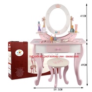 Đồ chơi bàn trang điểm bằng gỗ cao 90cm (2 màu )