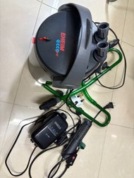 Eheim ecco pro魚缸濾水器連氣泵暖管