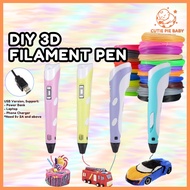 [Free 10m Filament] 3D Printing Pen Set High Temperature 3d Drawing Pen Filament 3D Pen 3D Doodle Pr