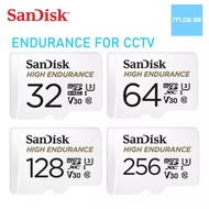 SANDISK MICROSD ENDURANCE 32GB/64GB/128GB/256GB V30 U3 High Endurance (32GB/64GB/128GB) CCTV / Car D