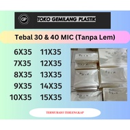 (30&40MIC) OPP Glass Plastic WITHOUT GLUE Souvenir Plastic/ 6x35/ 7X35/ 8X35/ 9X35/ 10X35/ 11X35/ 12