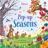[SEAL] Usborne Pop-Up Seasons by Anna Milbourne Hardcover Boardbook Audiobook Audible - Premium Qual