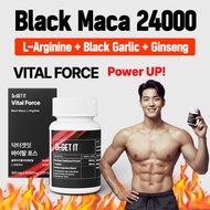 Dr. GET IT Vital Force Testosterone Stamina Booster with Black Maca, L-Arginine, Vitamin B, Aged Bla